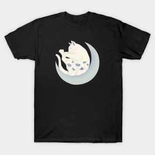 Cat on the moon T-Shirt